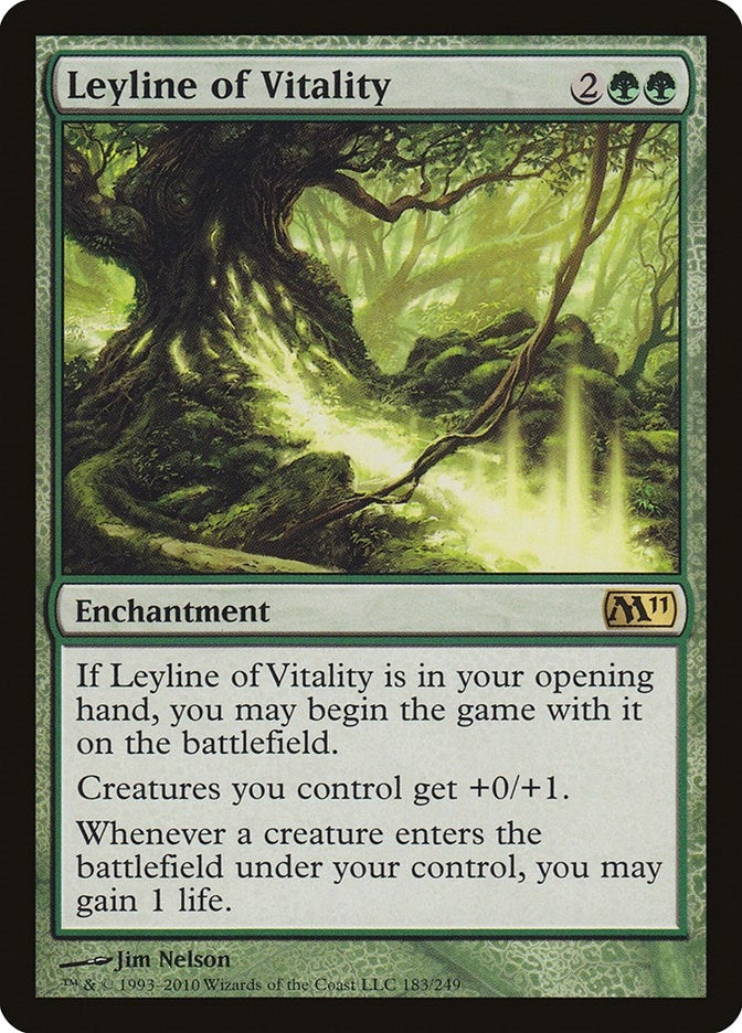 Image for Leyline of Vitality (183) (M11) - Magic: The Gathering