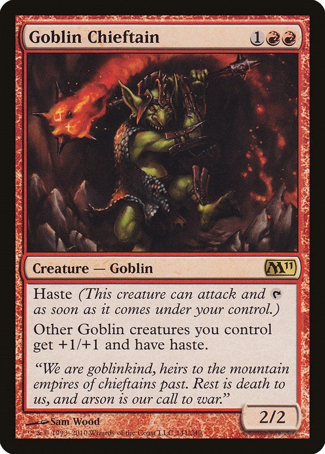 Image for Goblin Chieftain (141) - Magic: The Gathering