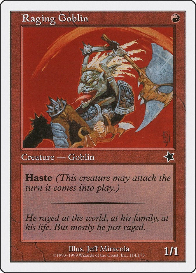 Image for Raging Goblin (114) - Magic: The Gathering