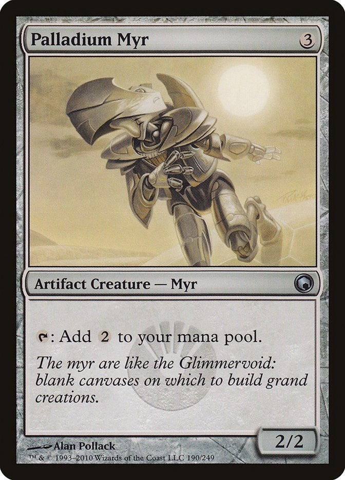 Image for Palladium Myr (190) (SOM) - Magic: The Gathering