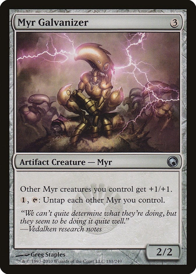 Image for Myr Galvanizer (181) - Magic: The Gathering