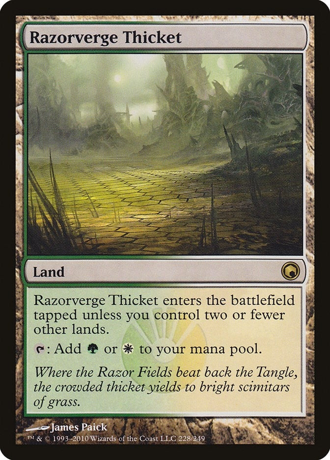 Image for Razorverge Thicket (228) - Magic: The Gathering