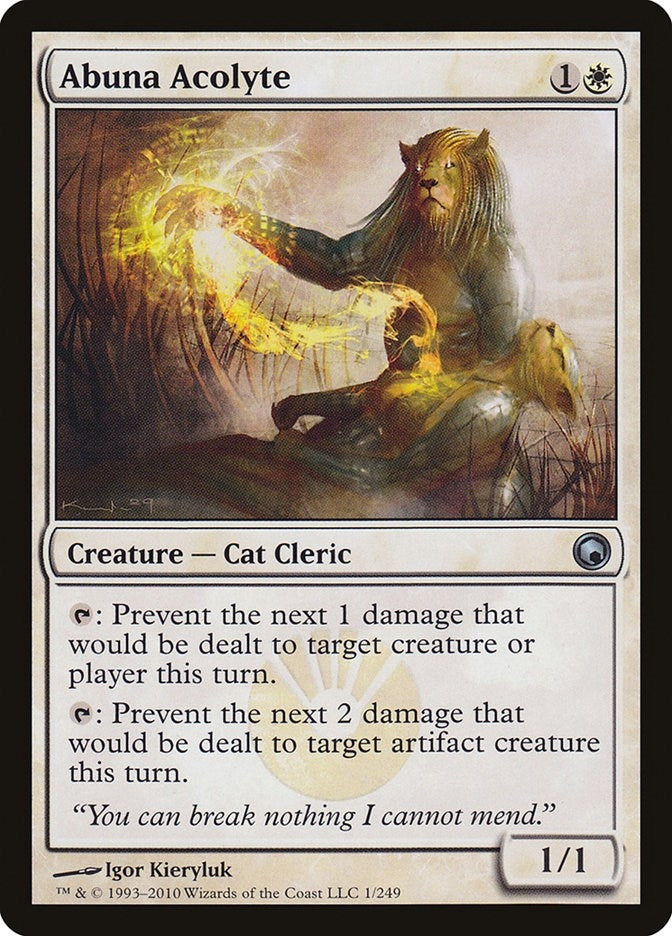 Image for Abuna Acolyte (1) (SOM) - Magic: The Gathering