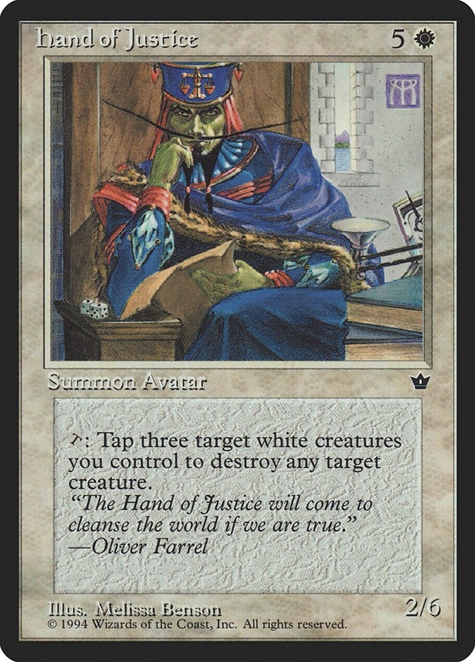 Image for Hand of Justice - Magic: The Gathering