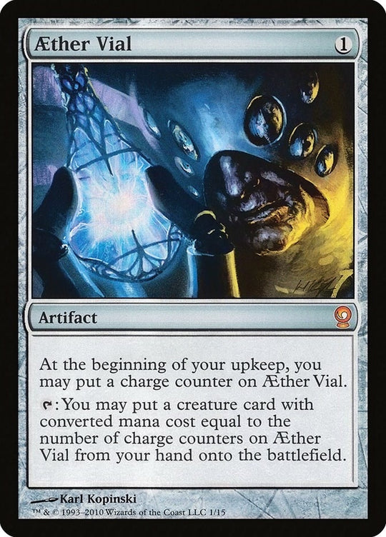 Image for Aether Vial (1) (V10) - Magic: The Gathering