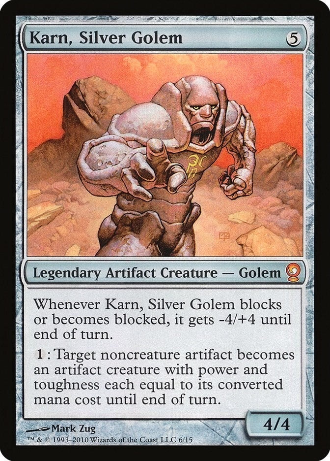 Image for Karn, Silver Golem (6) - Magic: The Gathering