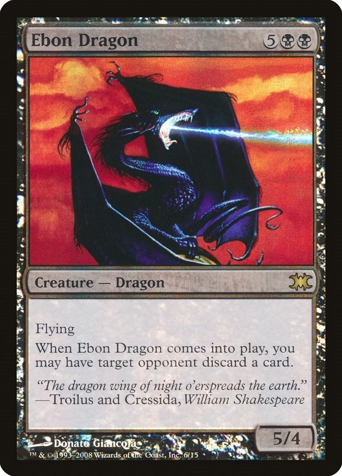 Image for Ebon Dragon (6) - Magic: The Gathering
