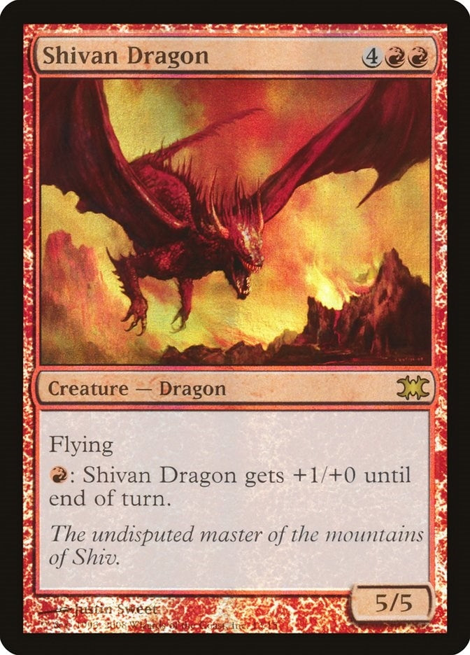 Image for Shivan Dragon (13) - Magic: The Gathering