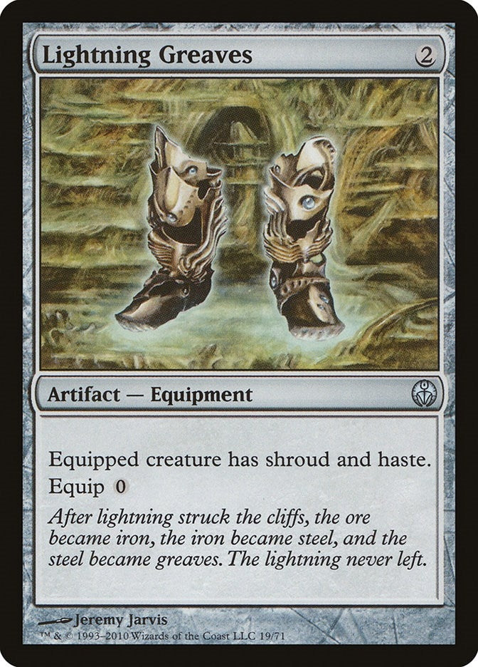 Image for Lightning Greaves (19) - Magic: The Gathering