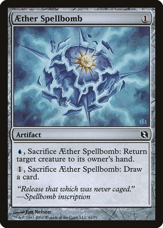 Image for Aether Spellbomb (61) (DDF) - Magic: The Gathering