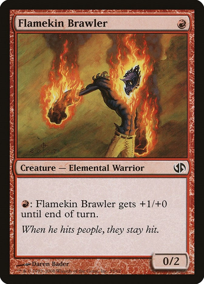 Image for Flamekin Brawler (35) - Magic: The Gathering