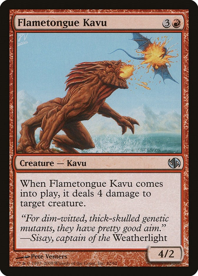 Image for Flametongue Kavu (42) - Magic: The Gathering