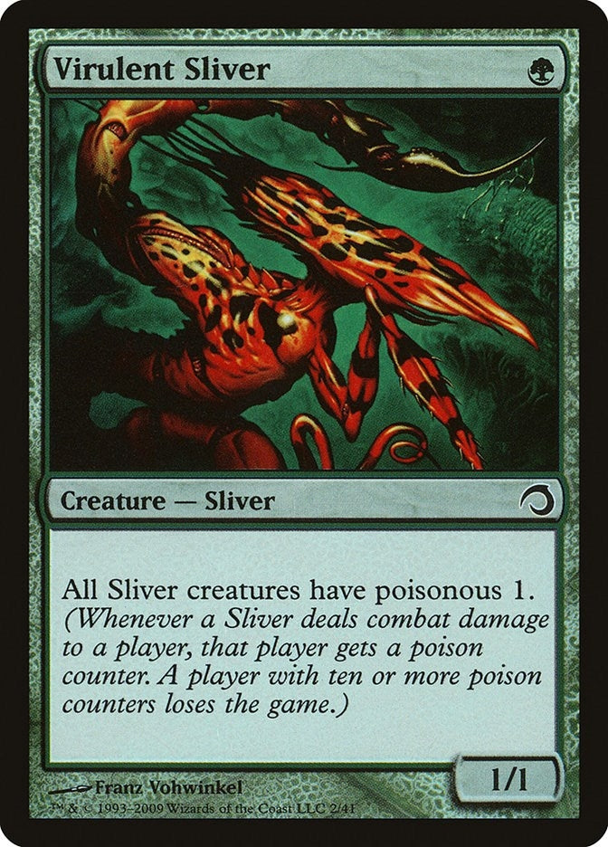 Image for Virulent Sliver (2) - Magic: The Gathering