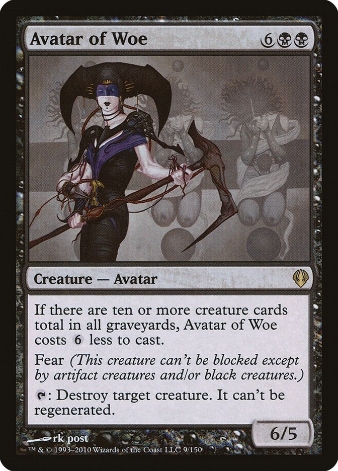 Image for Avatar of Woe (9) - Magic: The Gathering