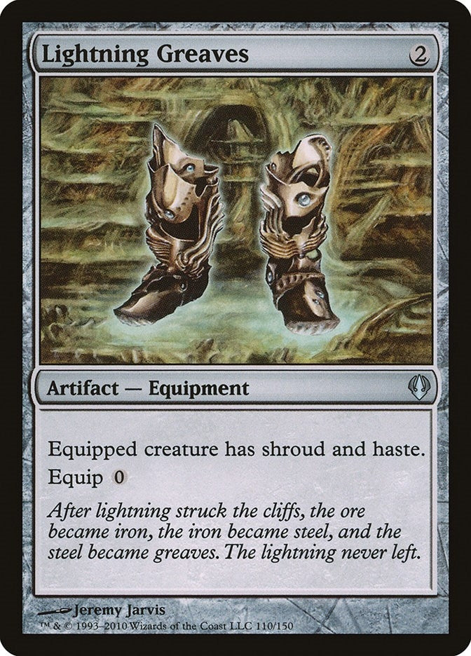 Image for Lightning Greaves (110) - Magic: The Gathering