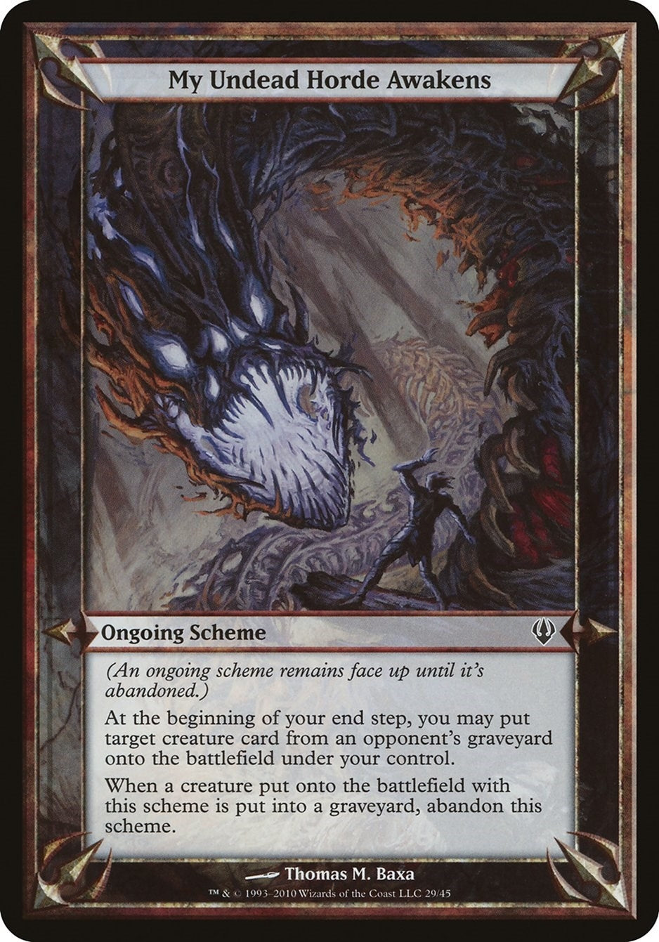 Image for My Undead Horde Awakens (Archenemy) (OVER) - Magic: The Gathering