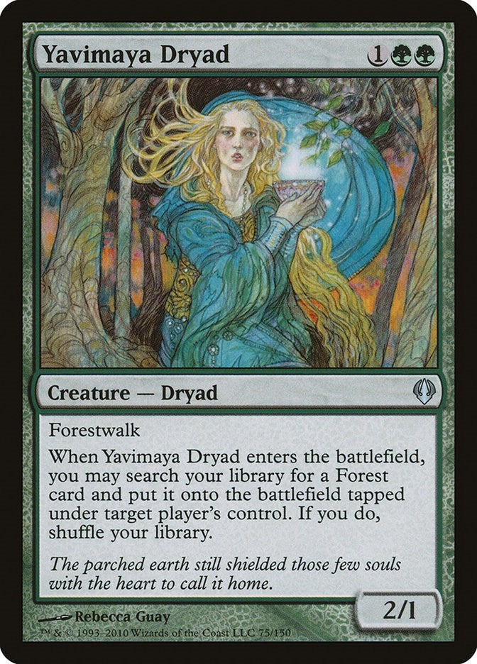 Image for Yavimaya Dryad (75) - Magic: The Gathering
