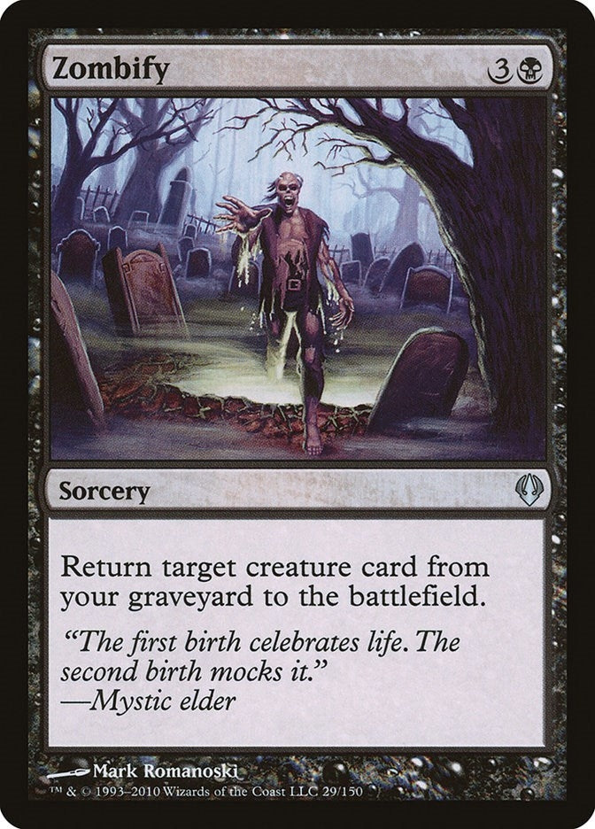 Image for Zombify (29) - Magic: The Gathering