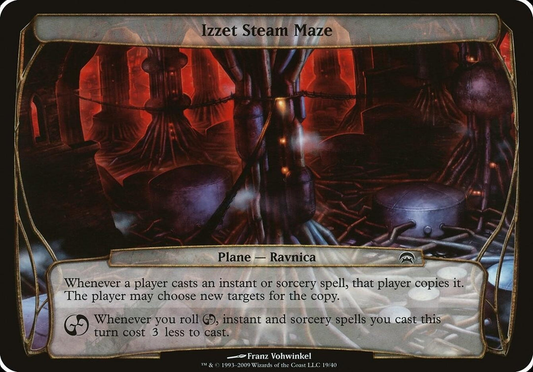 Image for Izzet Steam Maze (Planechase) (OVER) - Magic: The Gathering