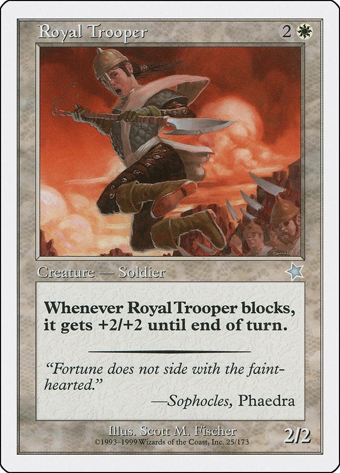 Image for Royal Trooper (25) - Magic: The Gathering
