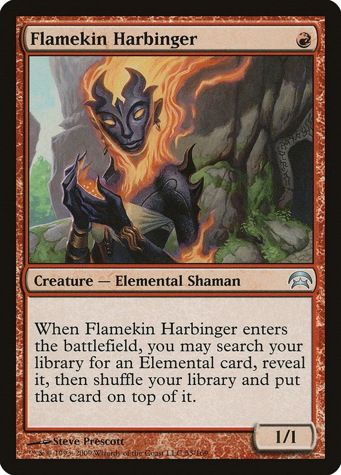 Image for Flamekin Harbinger (53) - Magic: The Gathering