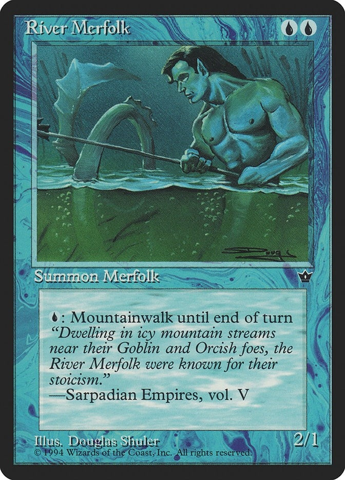Image for River Merfolk - Magic: The Gathering