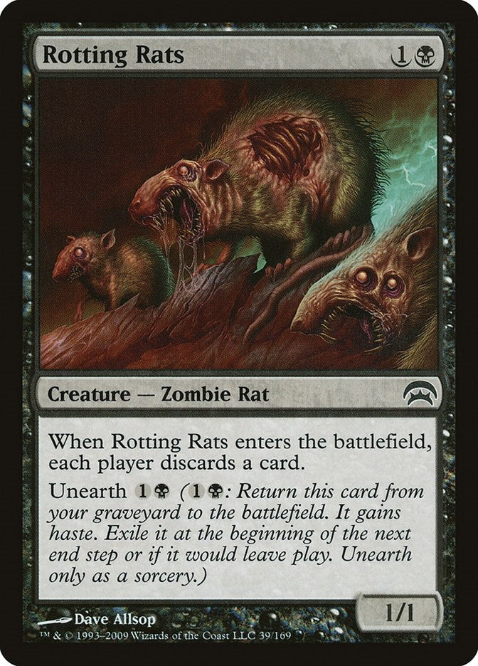 Image for Rotting Rats (39) - Magic: The Gathering