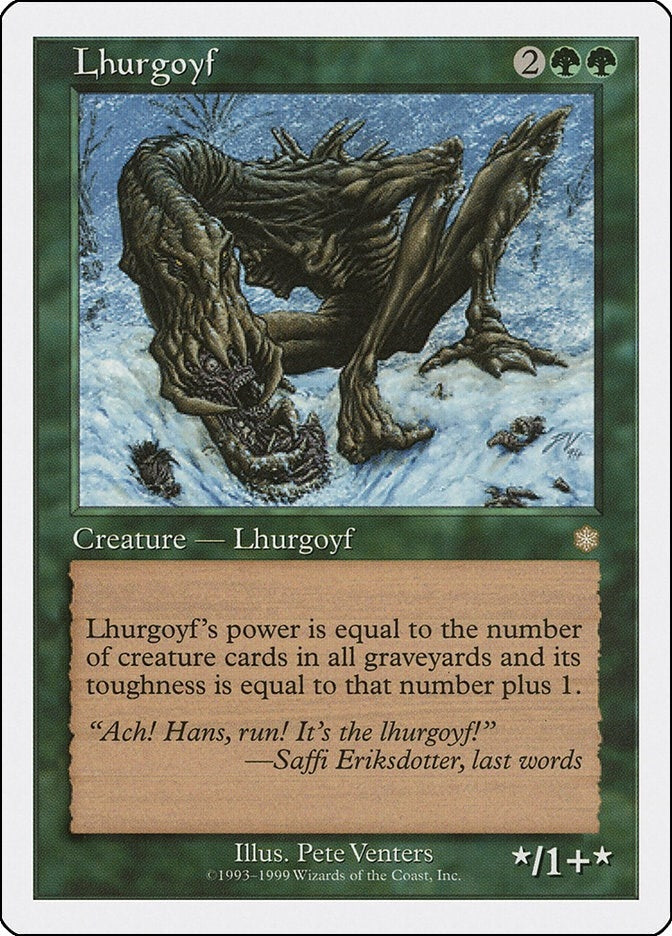 Image for Lhurgoyf - Magic: The Gathering