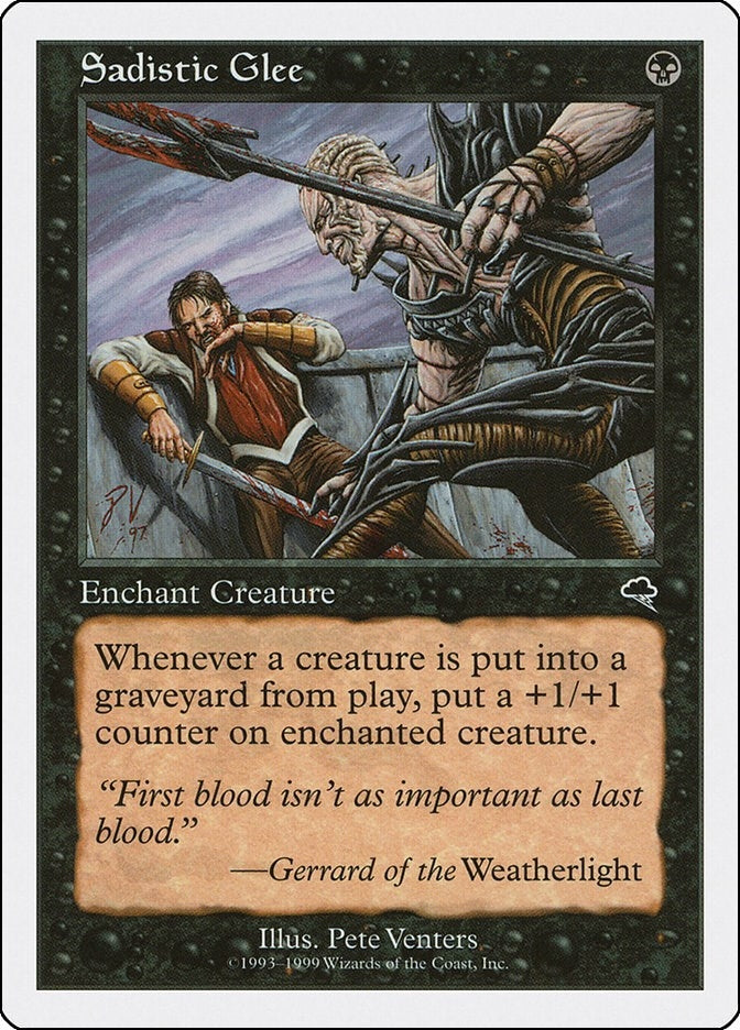 Image for Sadistic Glee - Magic: The Gathering