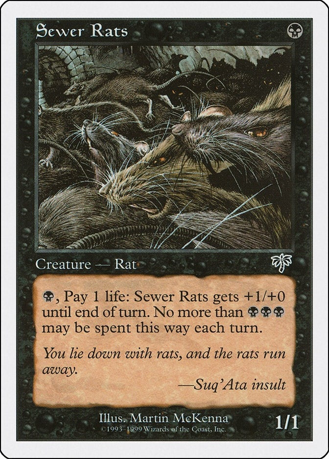 Image for Sewer Rats - Magic: The Gathering