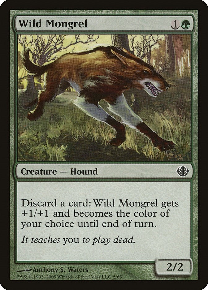 Image for Wild Mongrel (5) (DDD) - Magic: The Gathering