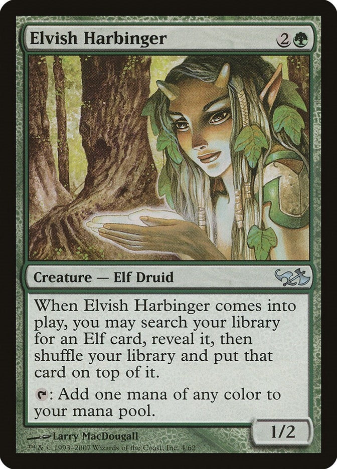 Image for Elvish Harbinger (4) - Magic: The Gathering