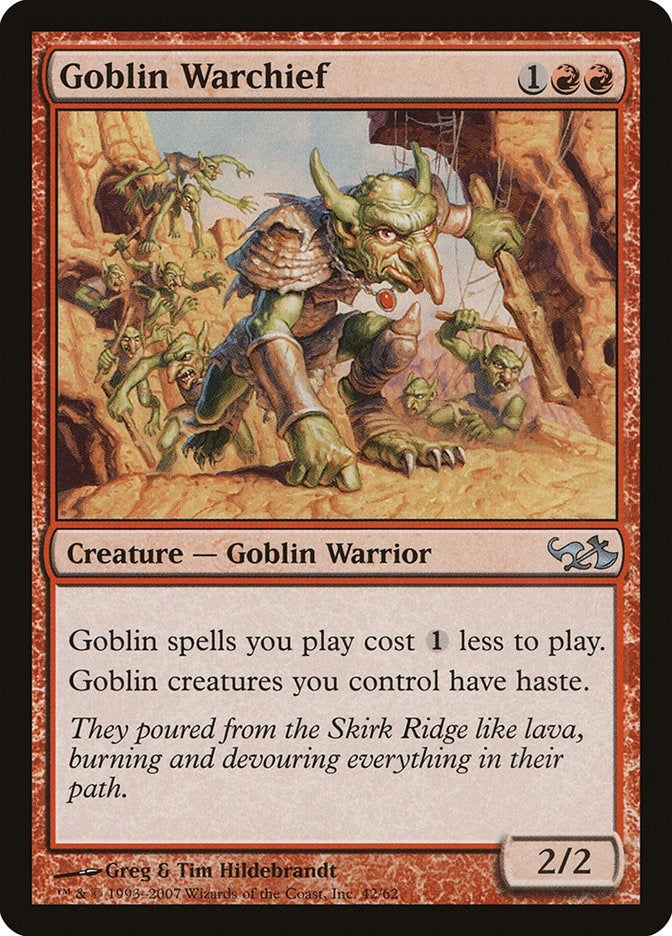 Image for Goblin Warchief (42) - Magic: The Gathering