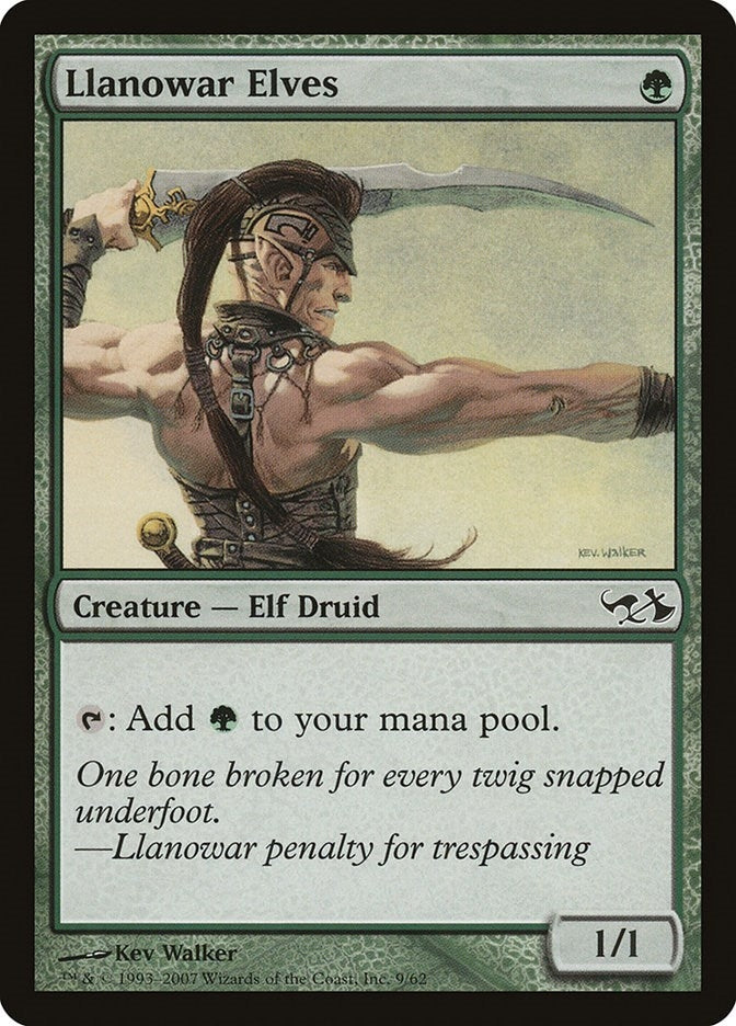 Image for Llanowar Elves (9) - Magic: The Gathering