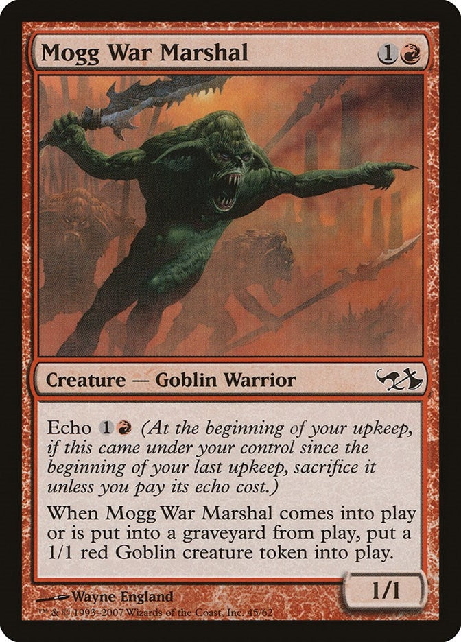 Image for Mogg War Marshal (45) - Magic: The Gathering