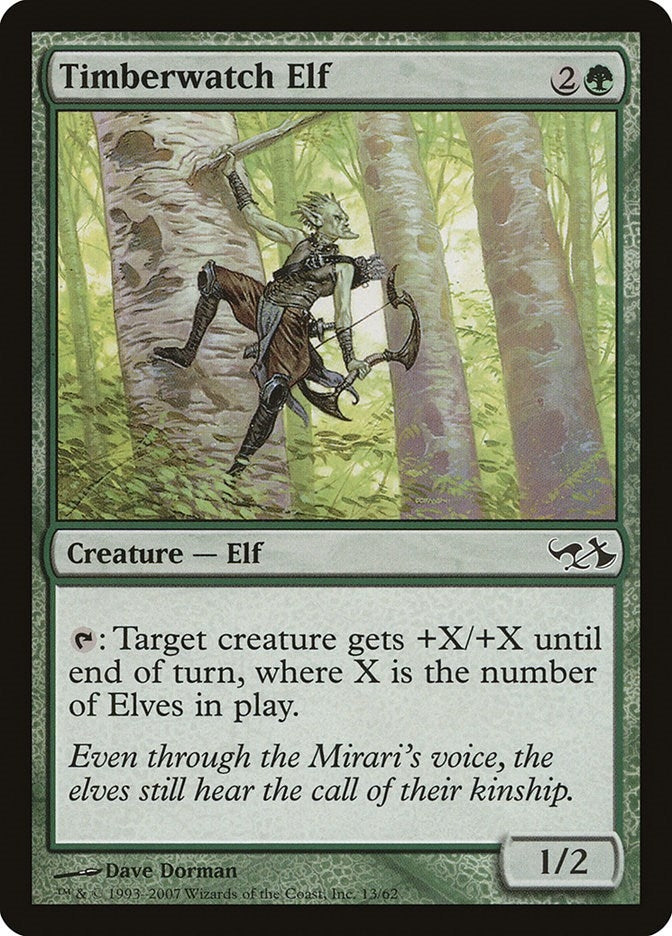 Image for Timberwatch Elf (13) - Magic: The Gathering