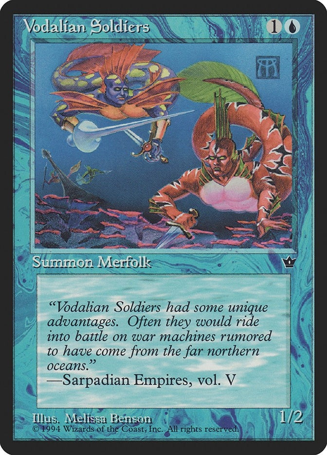 Image for Vodalian Soldiers (Benson) - Magic: The Gathering