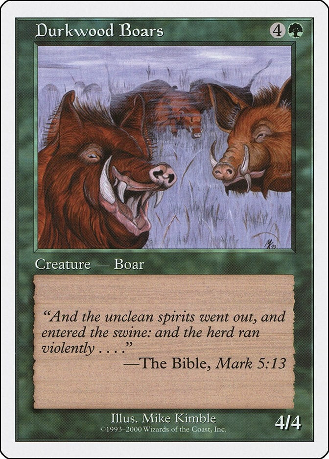 Image for Durkwood Boars - Magic: The Gathering