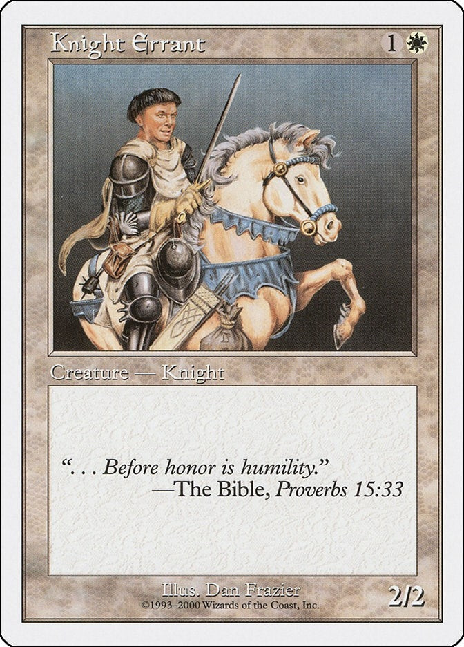 Image for Knight Errant - Magic: The Gathering