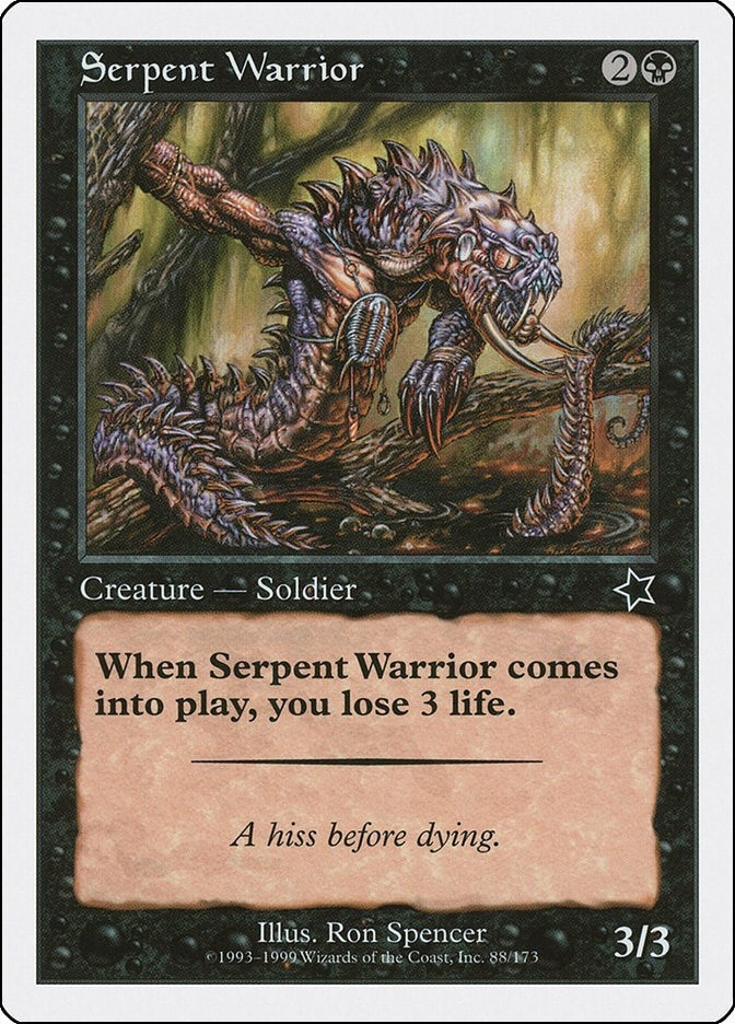 Image for Serpent Warrior (88) - Magic: The Gathering
