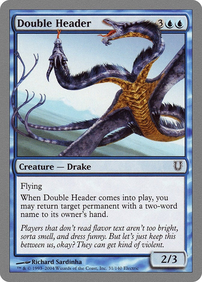 Image for Double Header (31) (UNH) - Magic: The Gathering