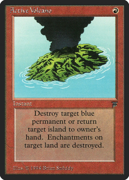 Image for Active Volcano (LEG) - Magic: The Gathering