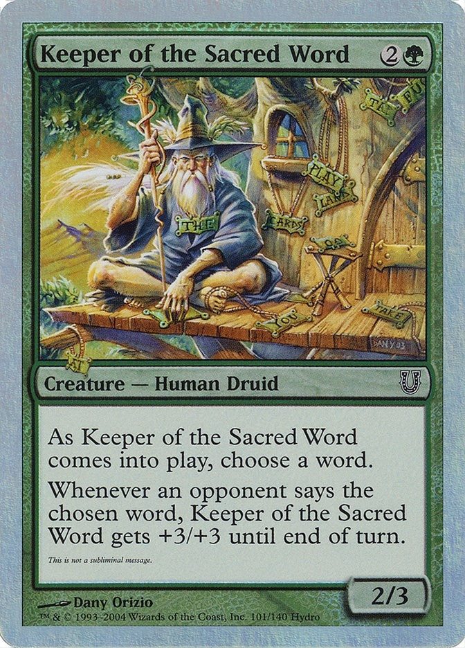 Image for Keeper of the Sacred Word (101) - Magic: The Gathering