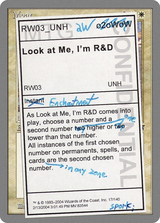 Image for Look at Me, I'm R&D (17) - Magic: The Gathering
