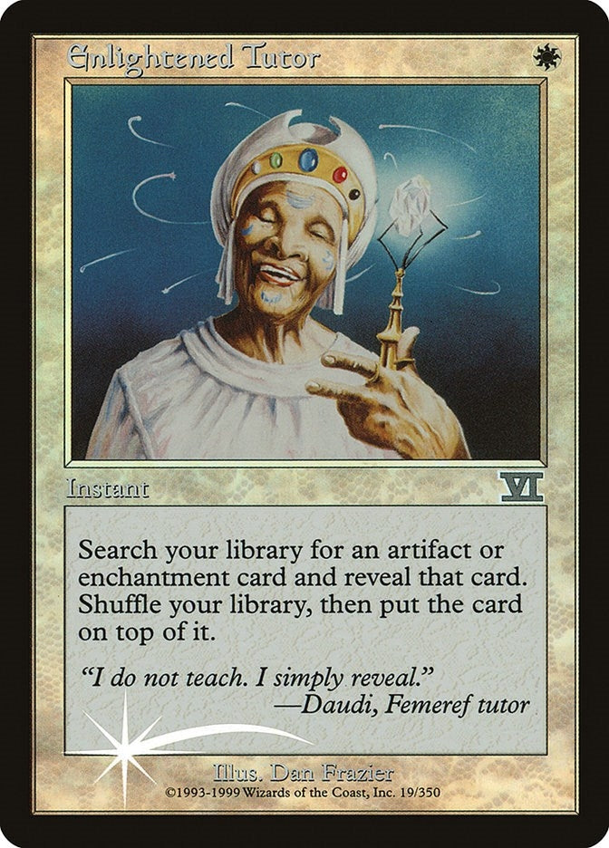 Image for Enlightened Tutor (19) - Magic: The Gathering