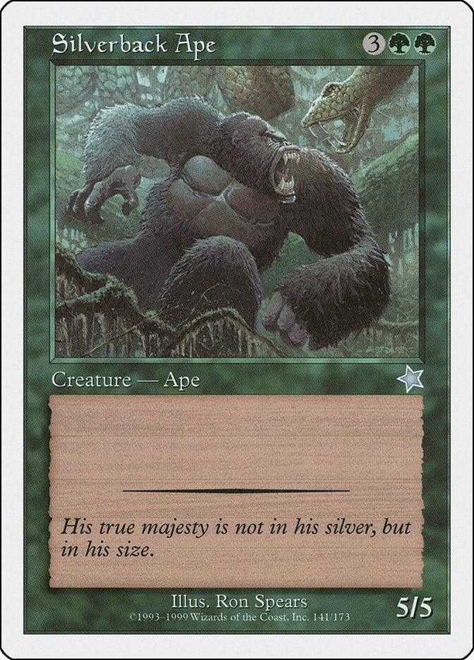 Image for Silverback Ape (141) - Magic: The Gathering