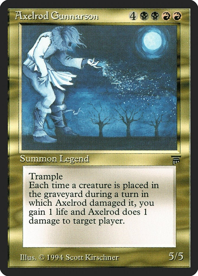 Image for Axelrod Gunnarson - Magic: The Gathering