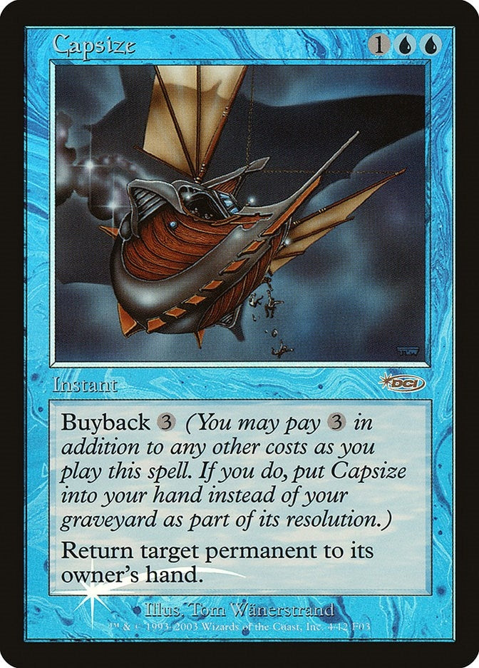 Image for Capsize (4) - Magic: The Gathering