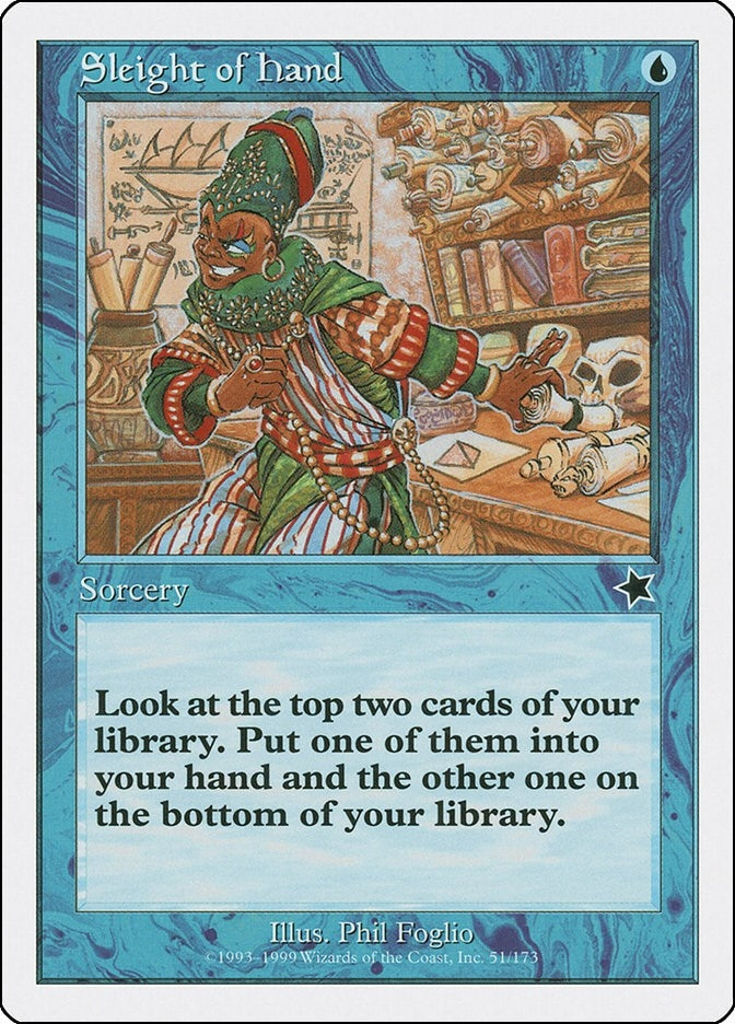 Image for Sleight of Hand (51) - Magic: The Gathering