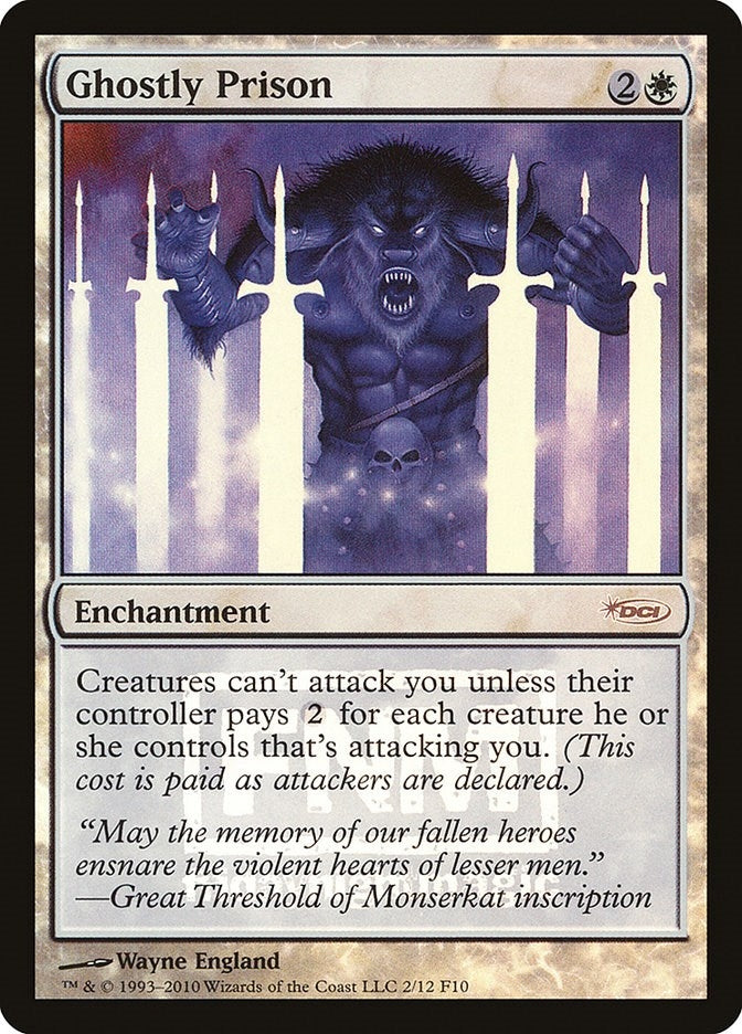 Image for Ghostly Prison (2) - Magic: The Gathering